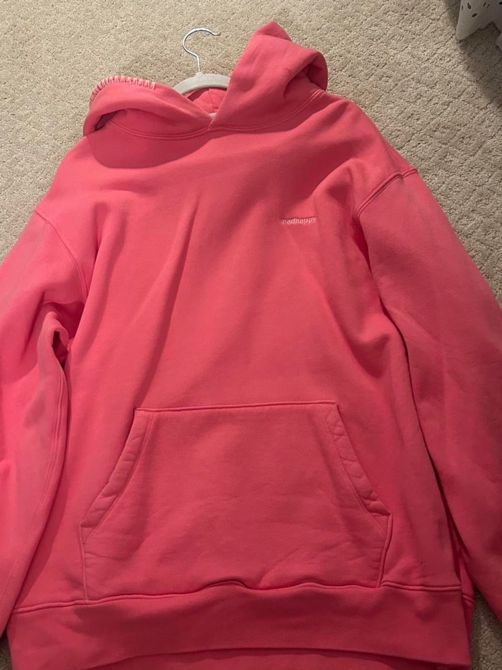 Madhappy Pink Hoodie Sweatshirt